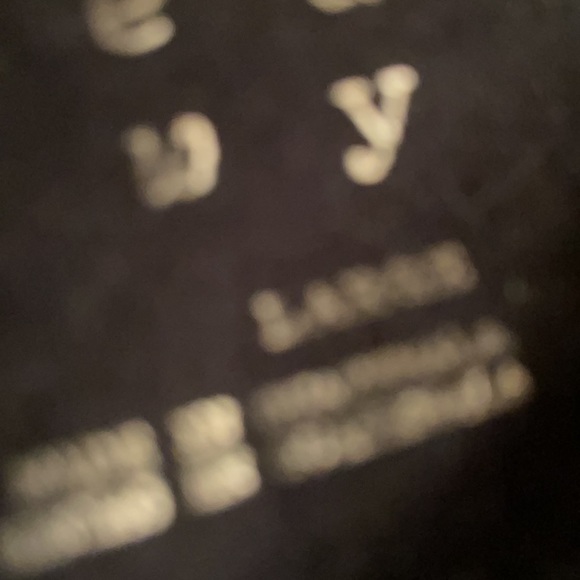 A.N.D. Size Large black oval neck pull on t-shirt. - Picture 6 of 6